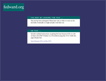 Tablet Screenshot of fedward.org